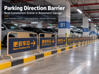 custom-parking-direction-barrier-sign-installation