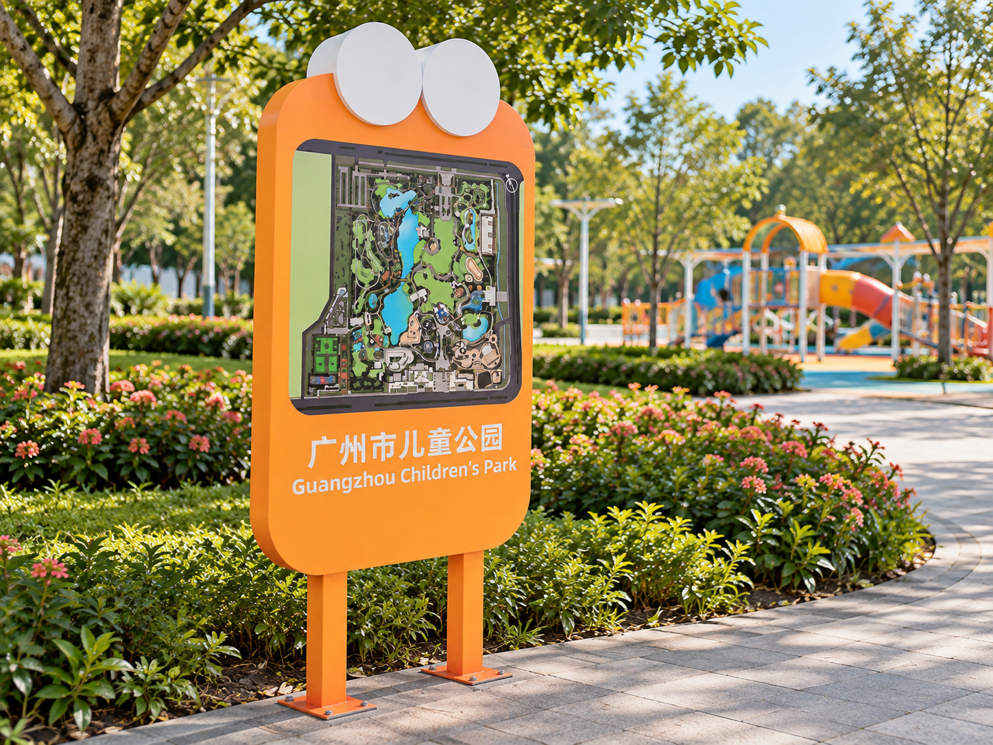 childrens-park-directional-signage-system
