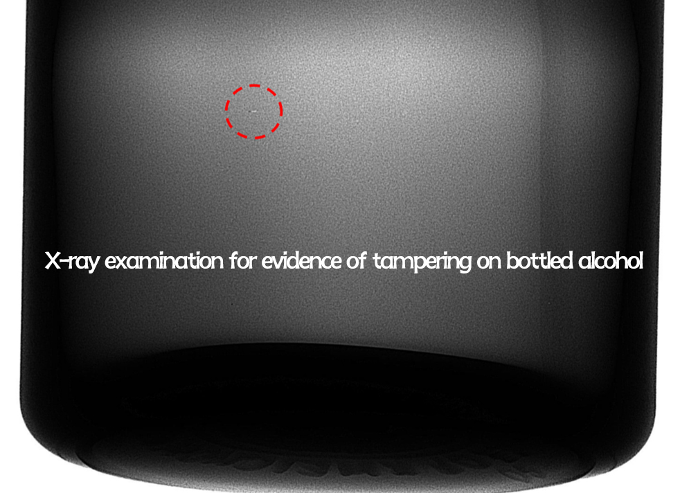 X-ray-examination-for-evidence-of-tampering-on-bottled-alcohol