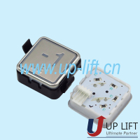 BS34D按钮OTIS西子奥的斯电梯蓝光白光按钮盲文按钮电梯配件-2