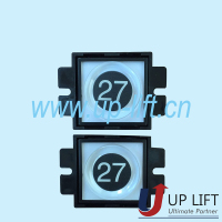 电梯按钮AL-POEGAL-SOB日立电梯按钮方形水晶按钮透光-1