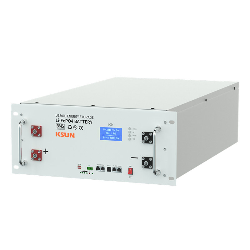 48V-51.20V 200Ah Rack-Mounted LiFePO4 Battery Module