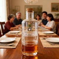 stackedglasswhiskeybottle