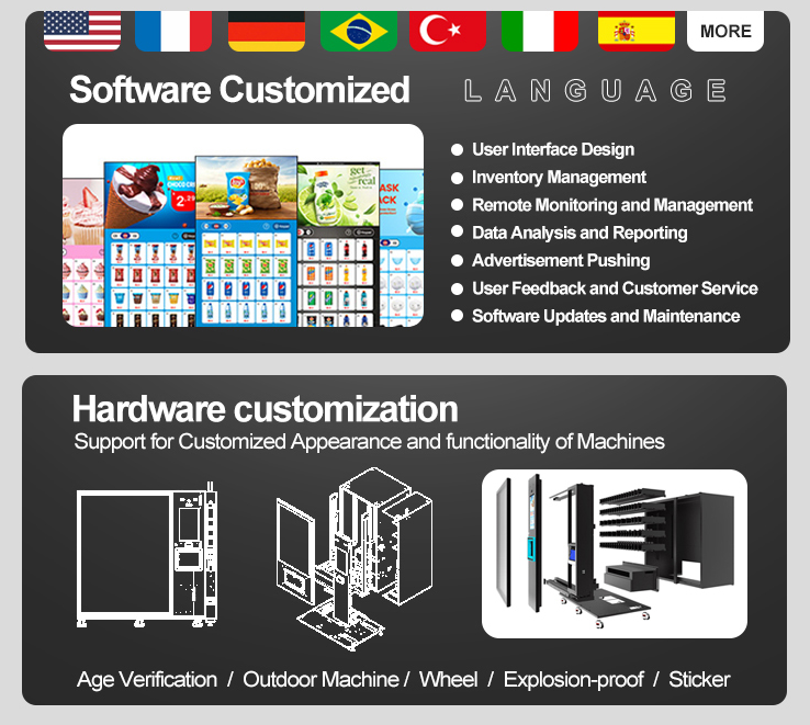  TCN Vending ODM /OEM Solutions offer Hardware & Appearance Customization