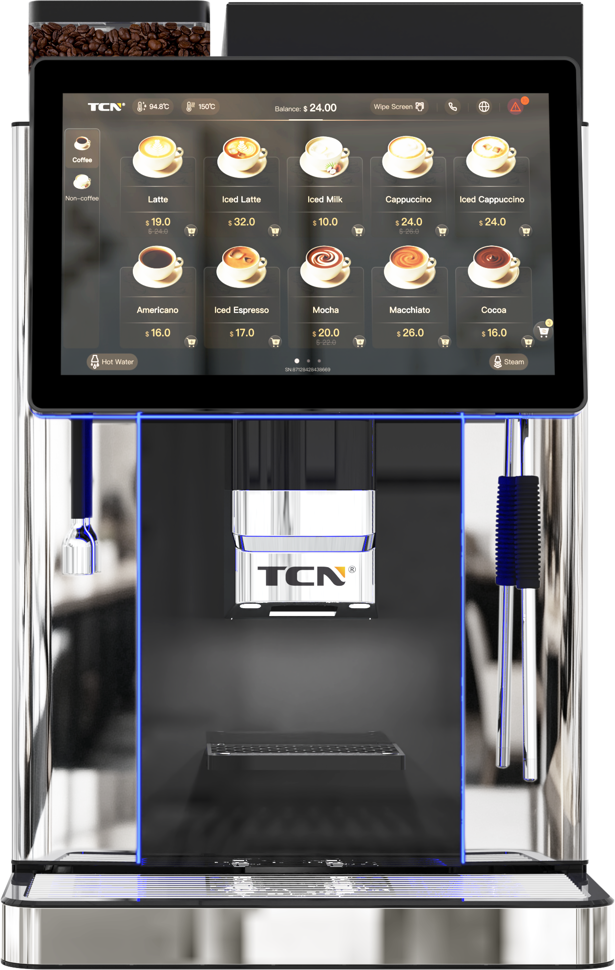 Coffee Vending Machine TCN-NCF-4N(V10.1)