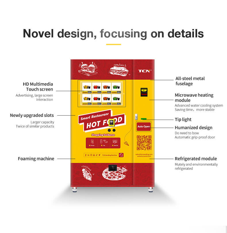 With an all-steel construction and a massive 32-inch HD touchscreen, making browsing and ordering intuitive and engaging
