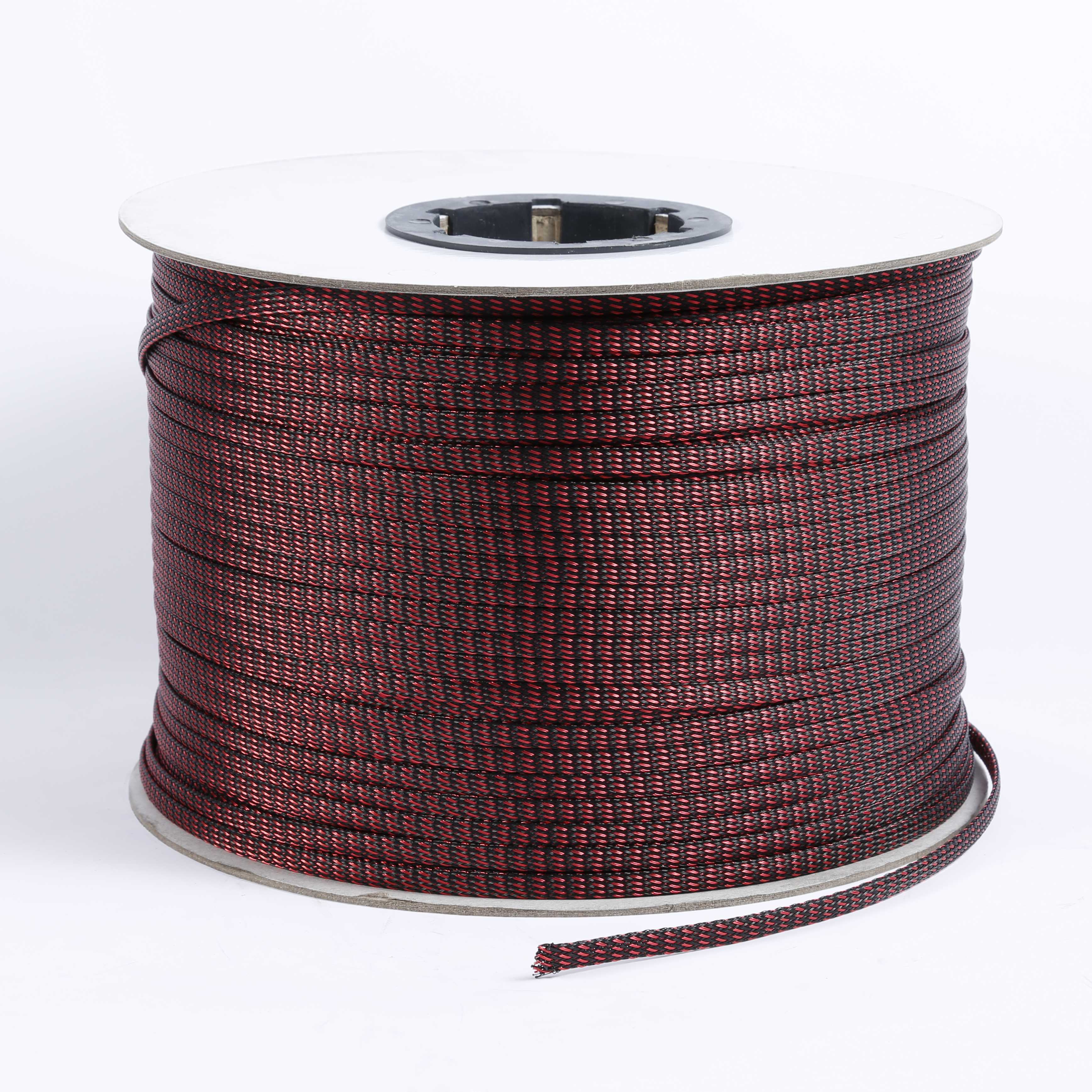 电线编织套管-编织套管漆包铜-黑色-漆包铜加黑色