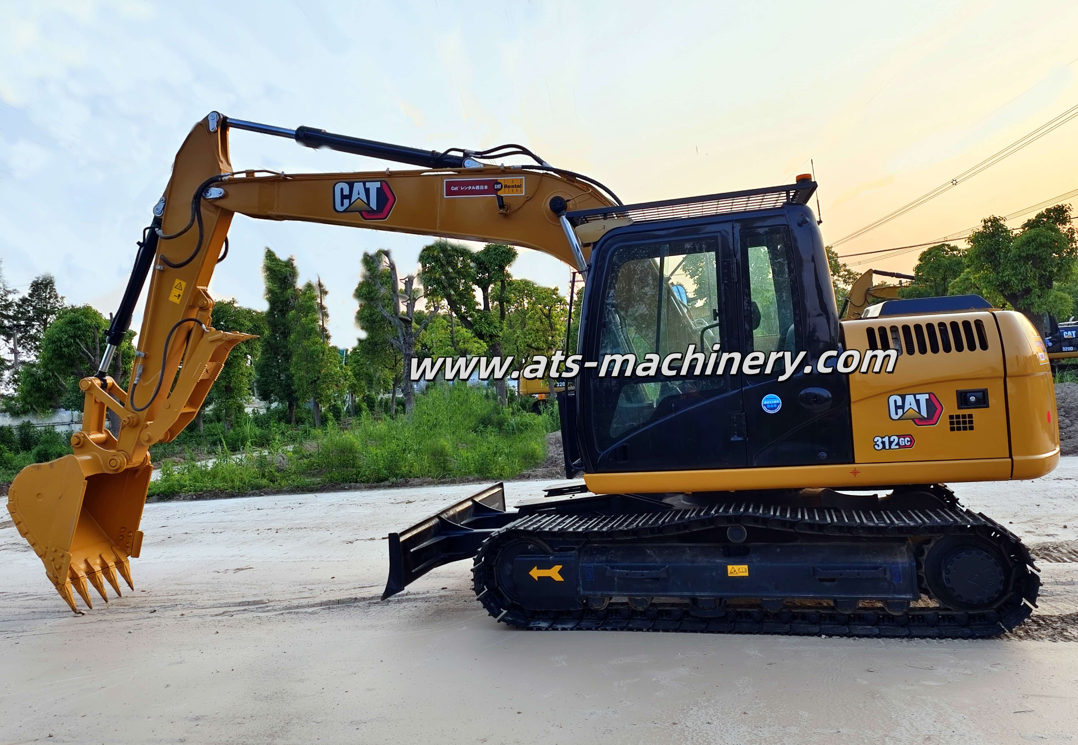 Used excavator CAT312GC for sale 