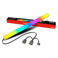 SKU-30cm铝合金灯条-5V3PIN公母-小4PIN接口-白底