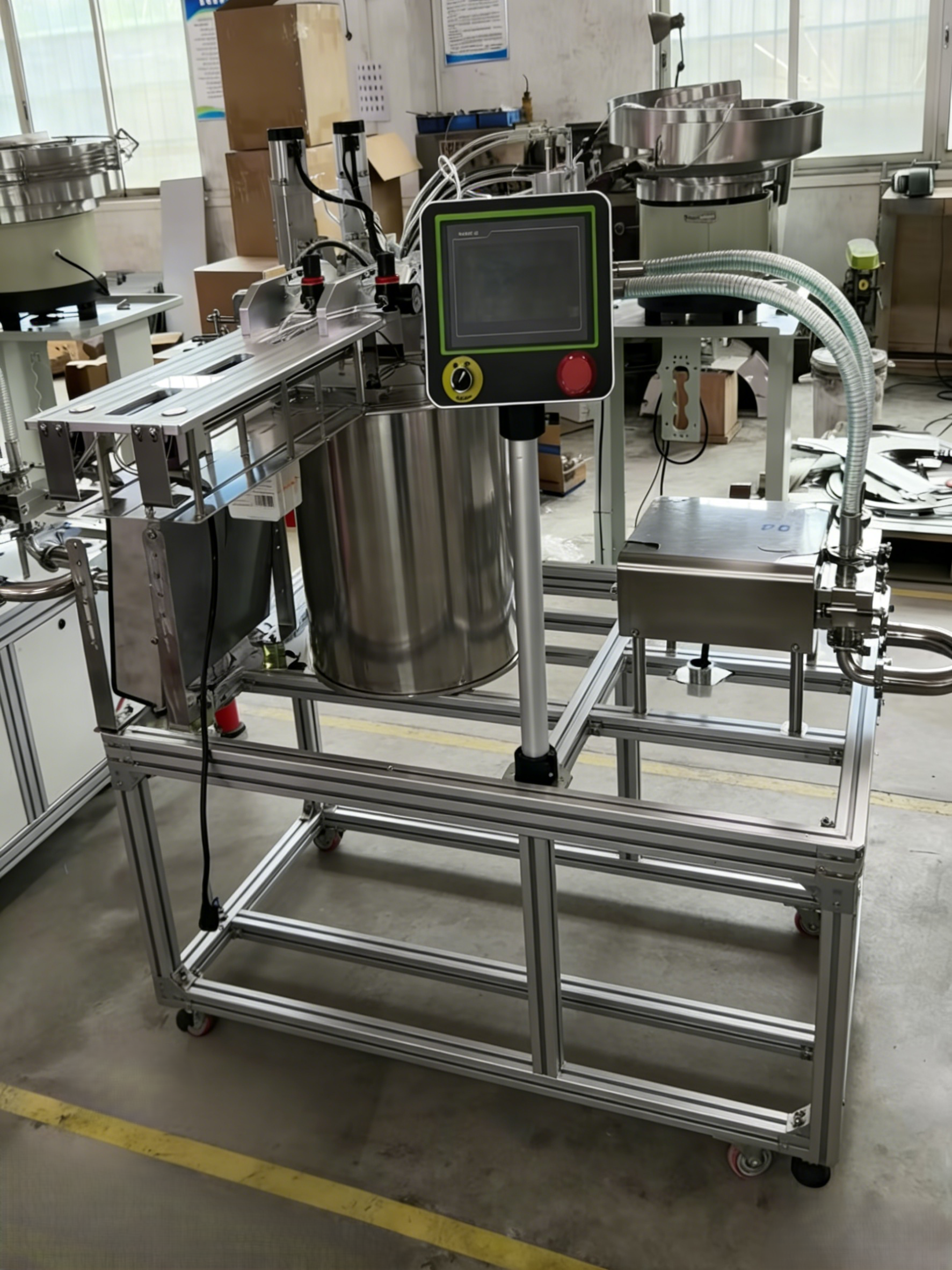 Pouch Filling and Capping Machine