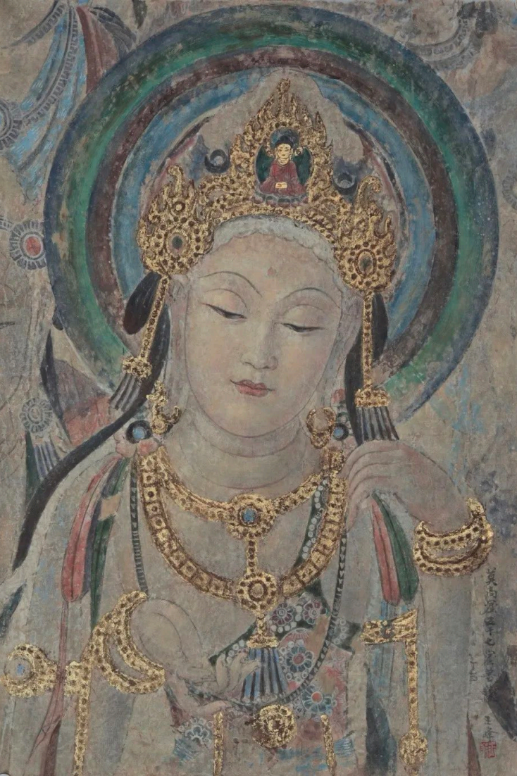 佛照相-莫高窟57窟美人菩萨