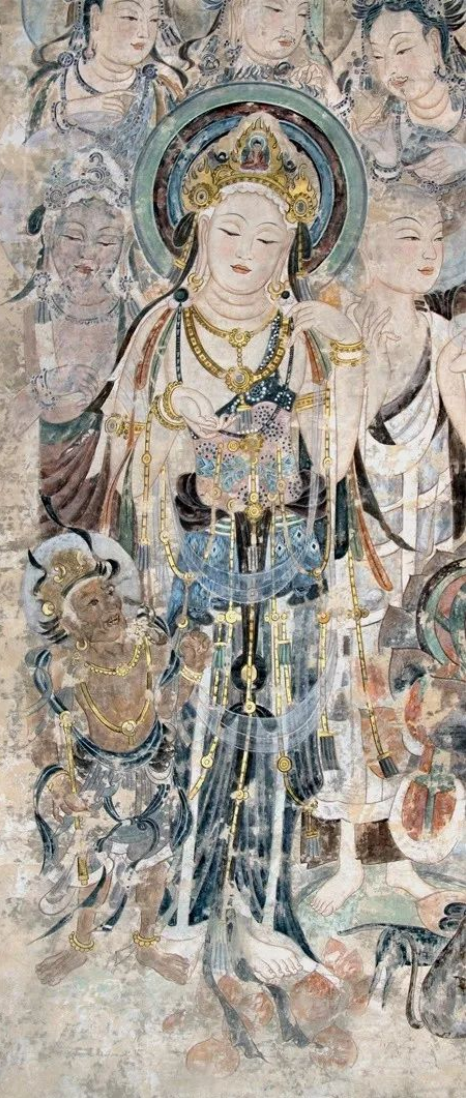 佛照相-莫高窟57窟观音菩萨-初唐-莫高窟57窟美人菩萨-初唐2