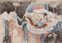 飞天-榆林窟第四窟飞天元