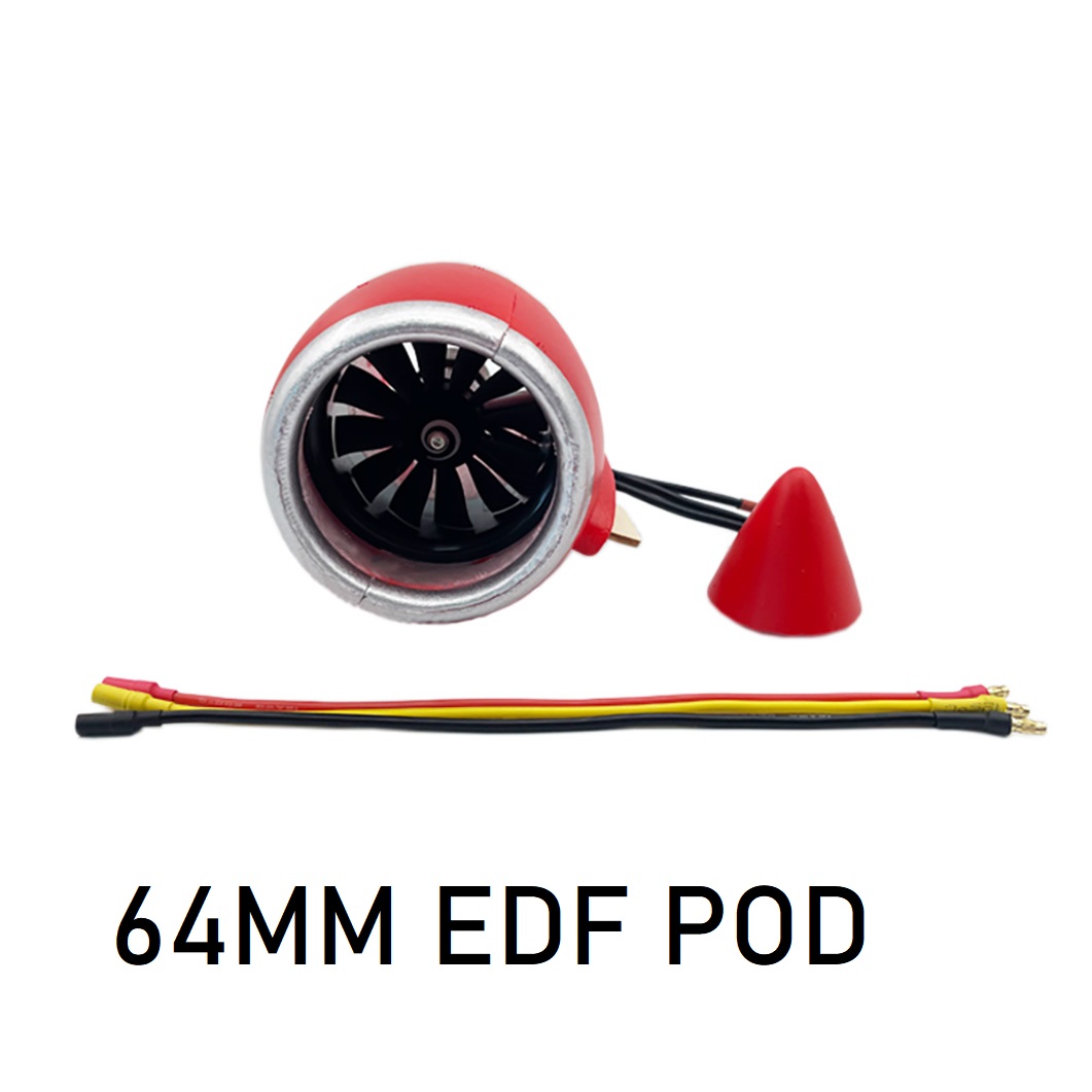 50MM/64MM EDF Pod/Nacelle for XFly Swift 2100 Upgrade-Dongguan