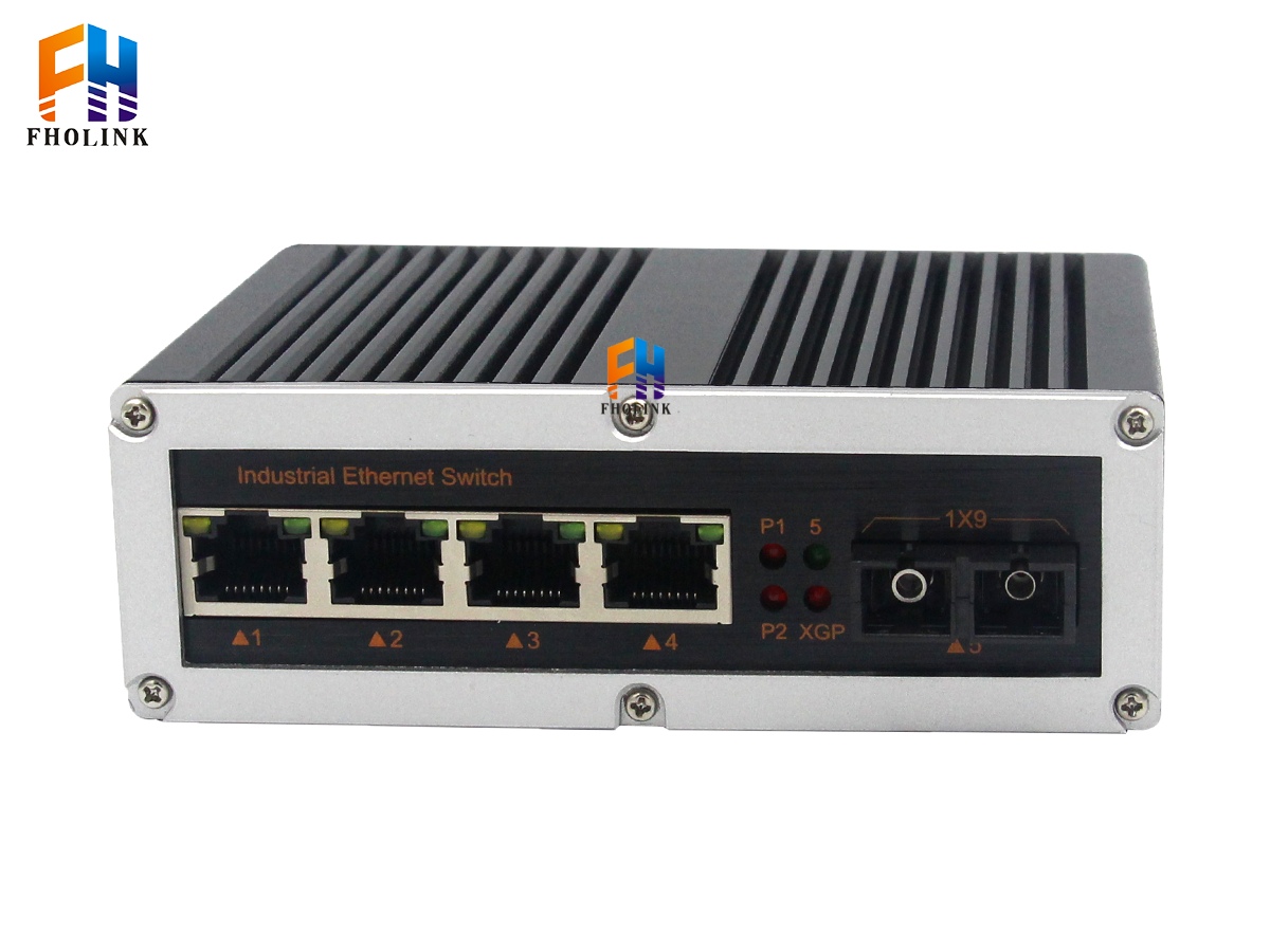FH-IGS320-4T1FX正面-非网管型工业交换机
