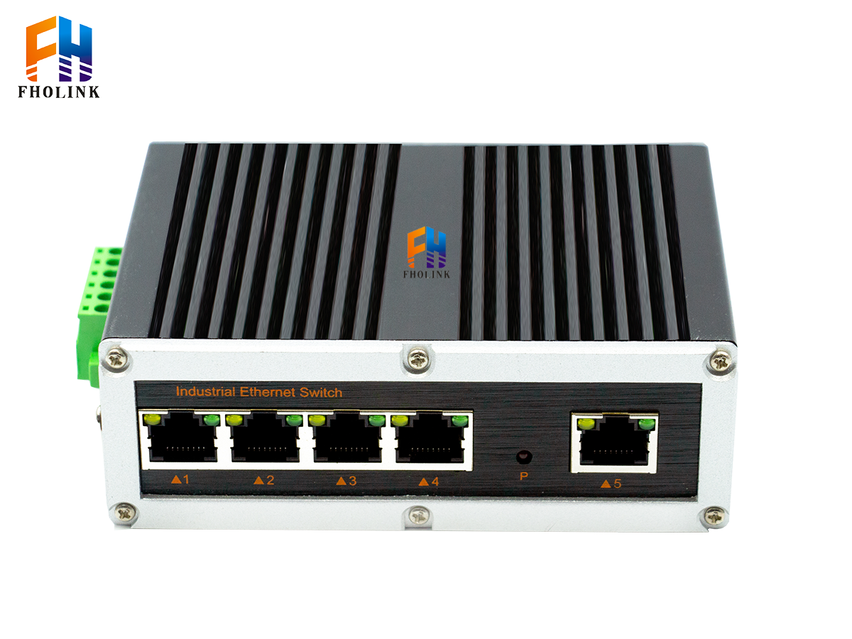 FH-IGS320-5T千兆5口工业级以太网交换机-正面